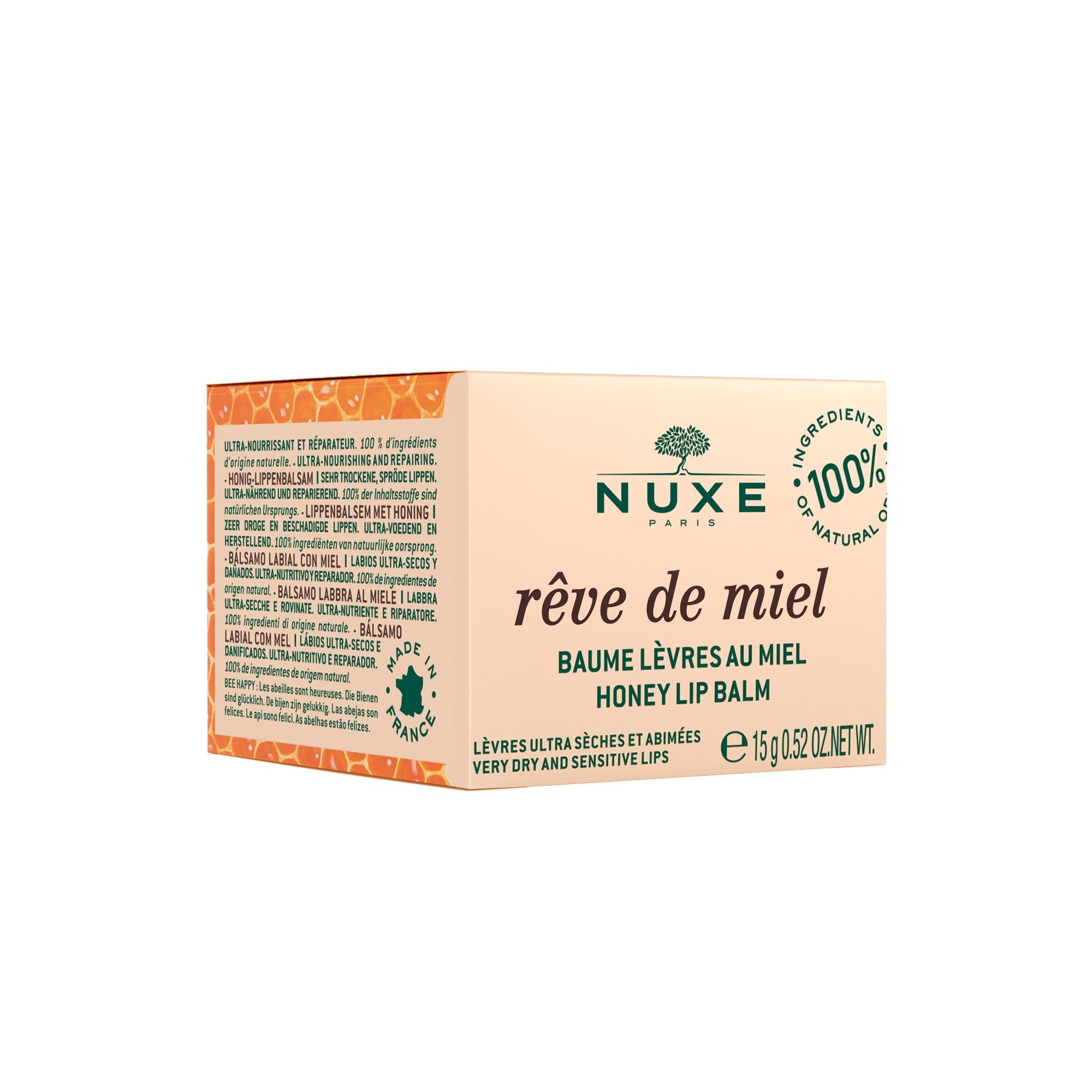 Nuxe Rêve de Miel Ultra - Nourishing Lip Balm - 15g – Buy Now at Healtsy