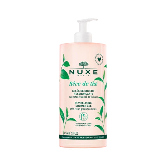 Nuxe Rêve De Thé Revitalizing Shower Gel - 750Ml - Healtsy