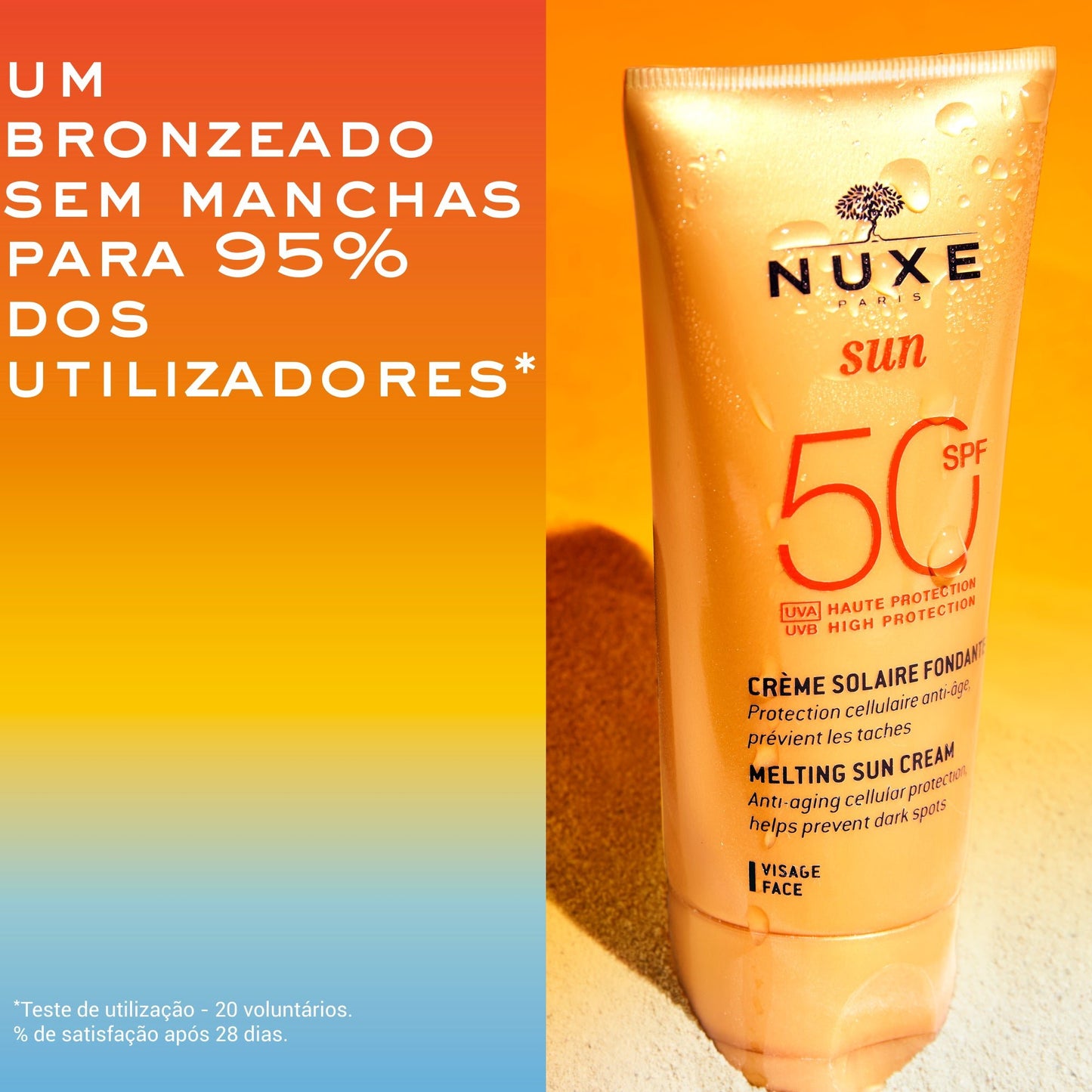 Nuxe Sun Face Melting Cream SPF50 - 50ml – Buy Now at Healtsy