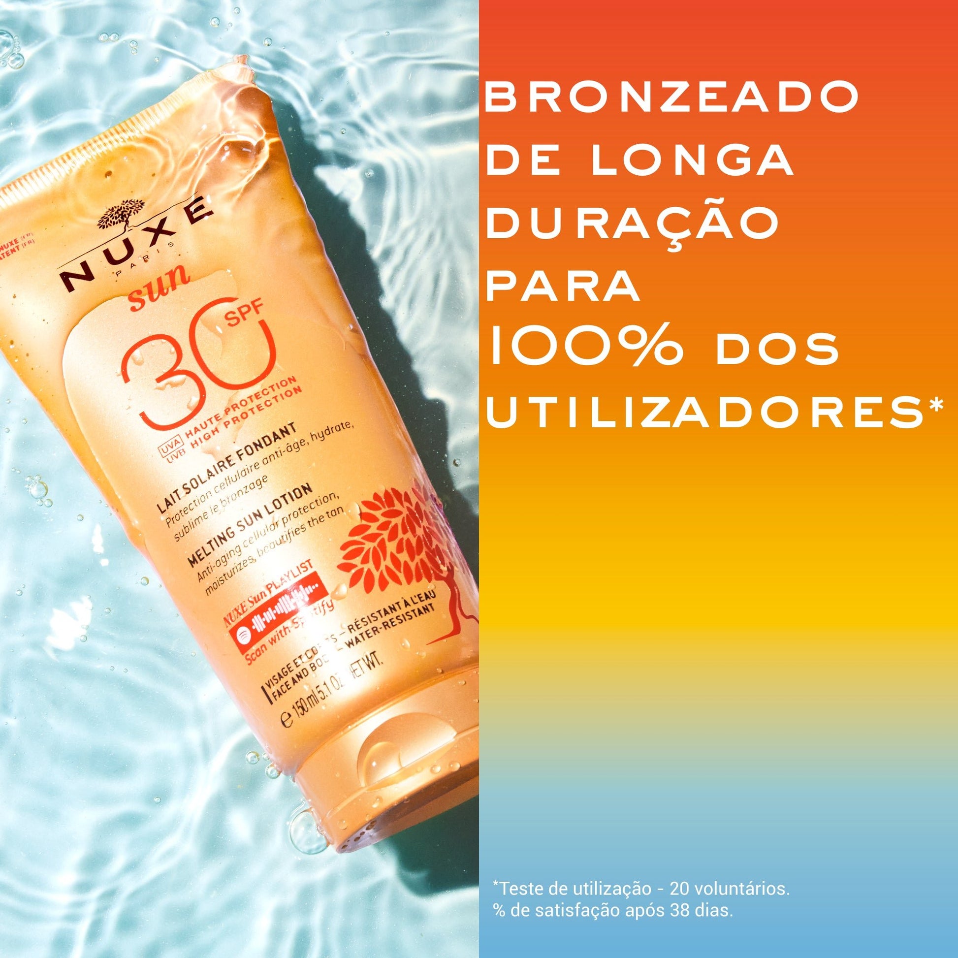Nuxe Sun Fondant Milk SPF 30 - 150ml – Buy Now at Healtsy