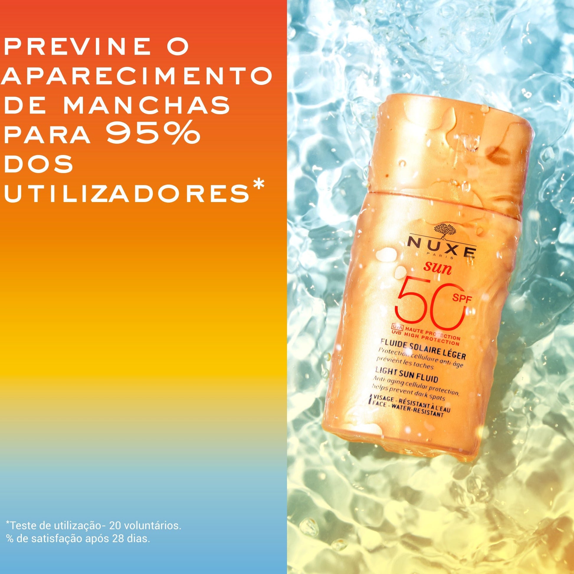 Nuxe Sun Light Spot Fluid SPF5O - 50ml – Buy Now at Healtsy