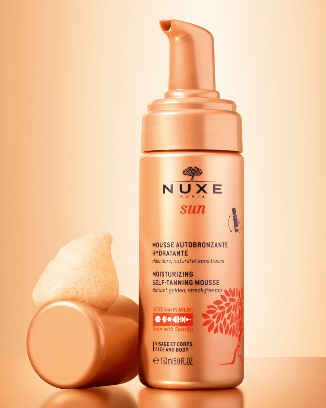 Nuxe Sun Moisturizing Self - Tanning Foam - 150ml – Buy Now at Healtsy