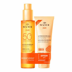 Nuxe Sun Tanning Oil SPF50 150 ml + After Sun Free 100ml