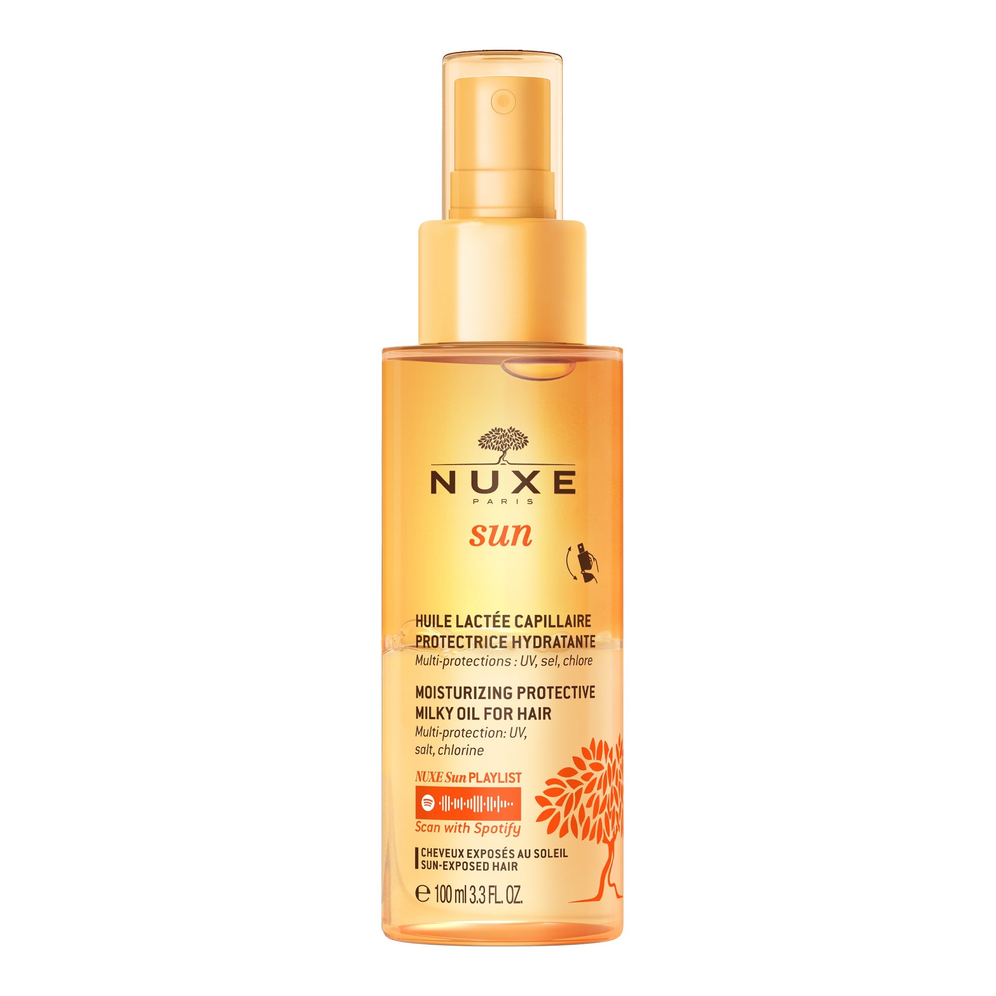 Nuxe Sun Protective Milky Hair Oil - 100ml – Buy Now at Healtsy