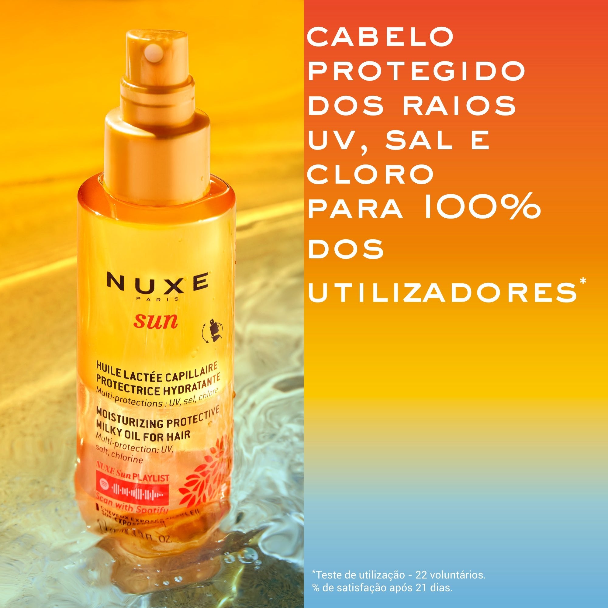 Nuxe Sun Protective Milky Hair Oil - 100ml – Buy Now at Healtsy