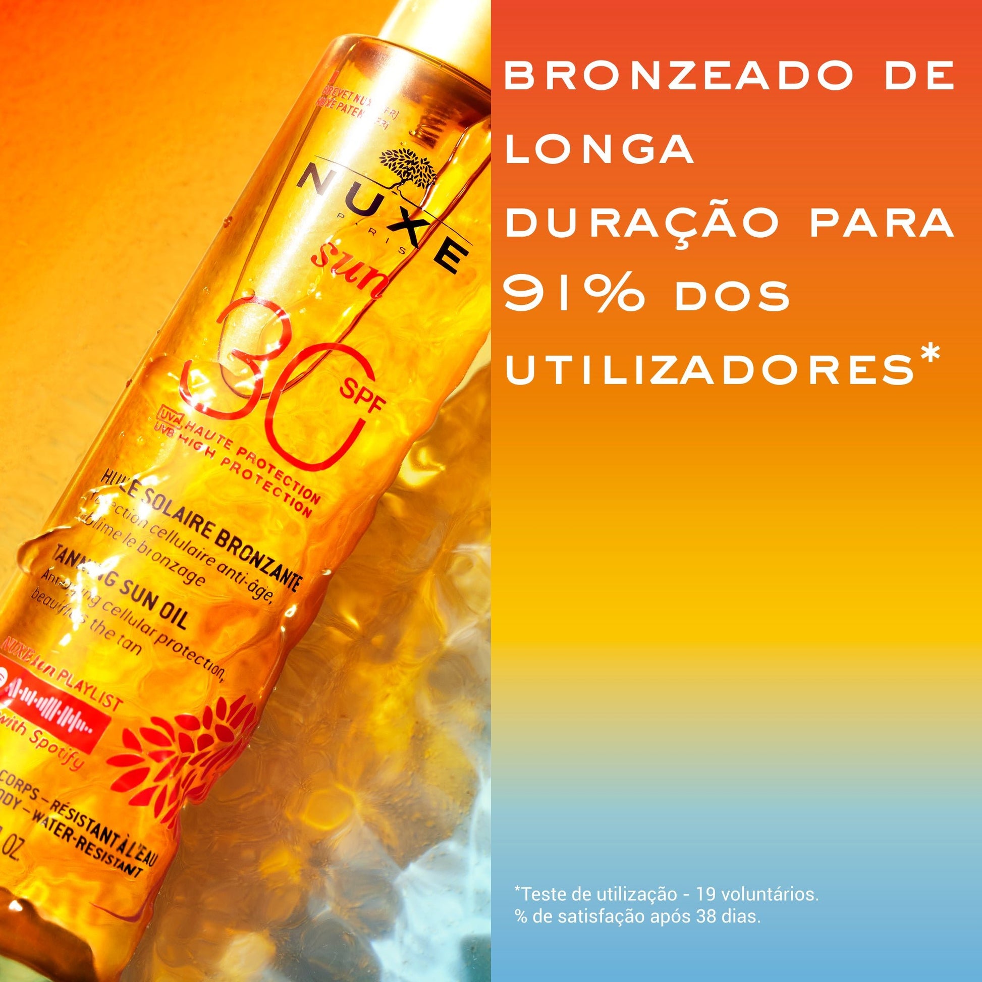 Nuxe Sun Tanning Oil SPF30 - 150ml – Buy Now at Healtsy