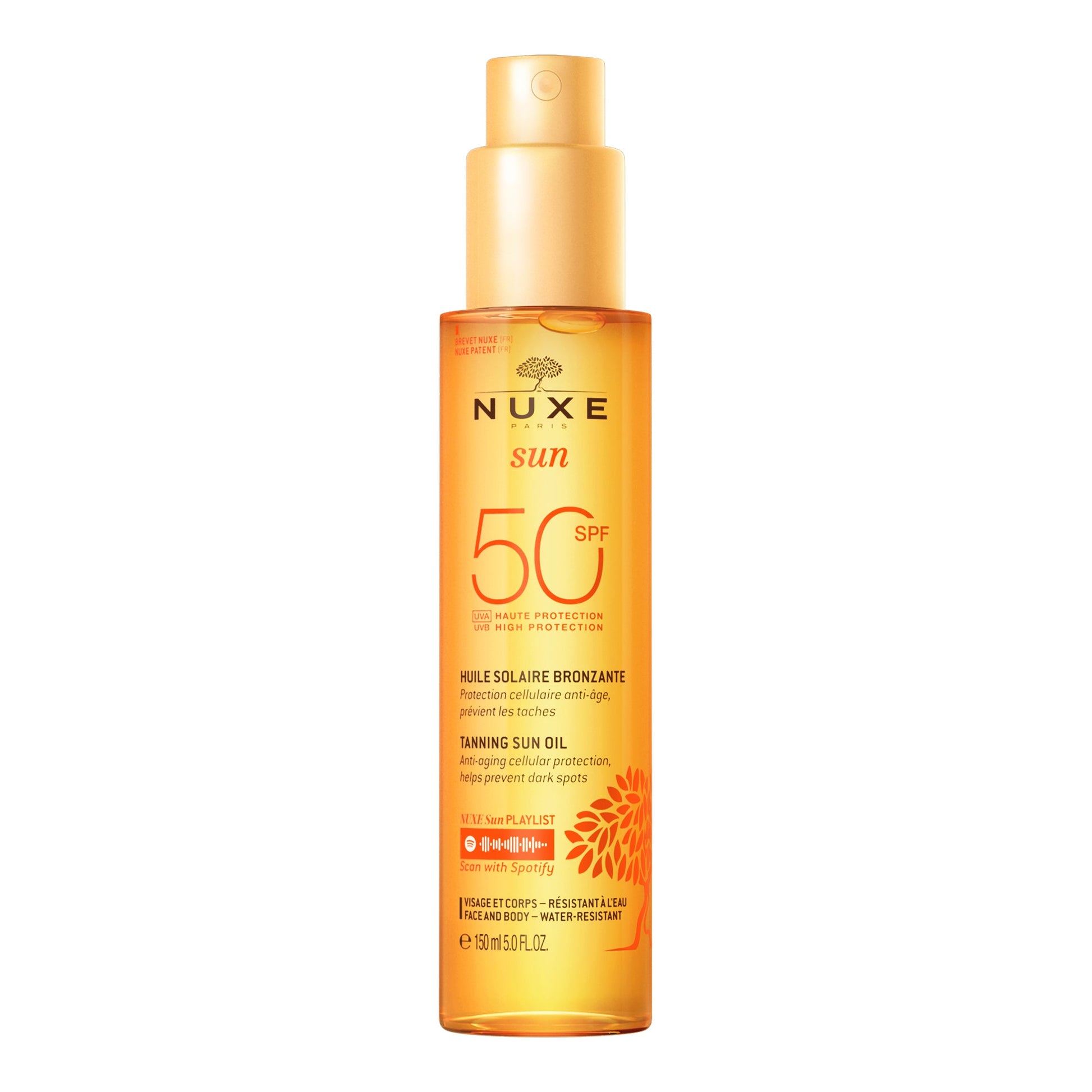 Nuxe Sun Tanning Oil SPF50 - 150ml – Buy Now at Healtsy