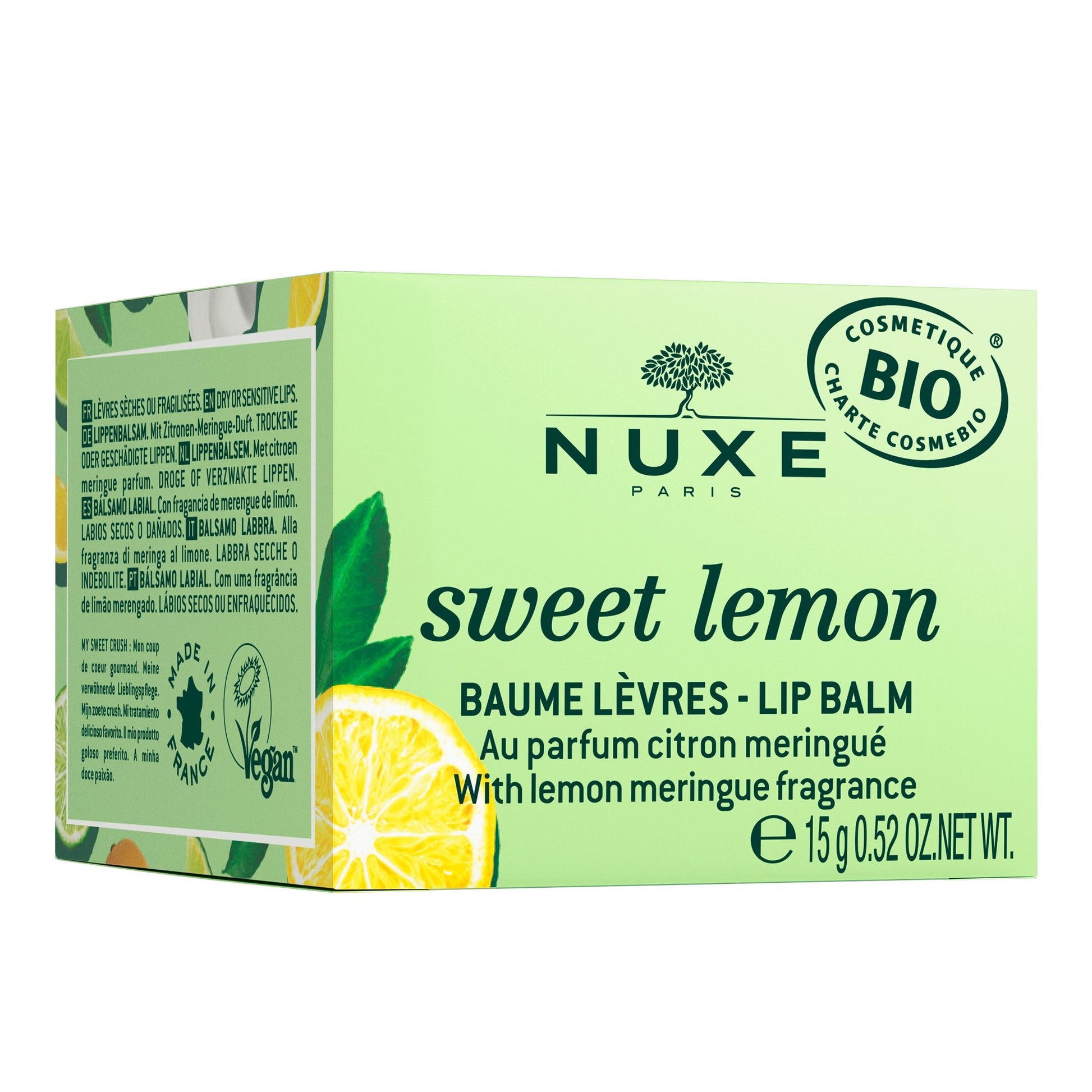 Nuxe Sweet Lemon Moisturizing Lip Balm - 15ml – Buy Now at Healtsy