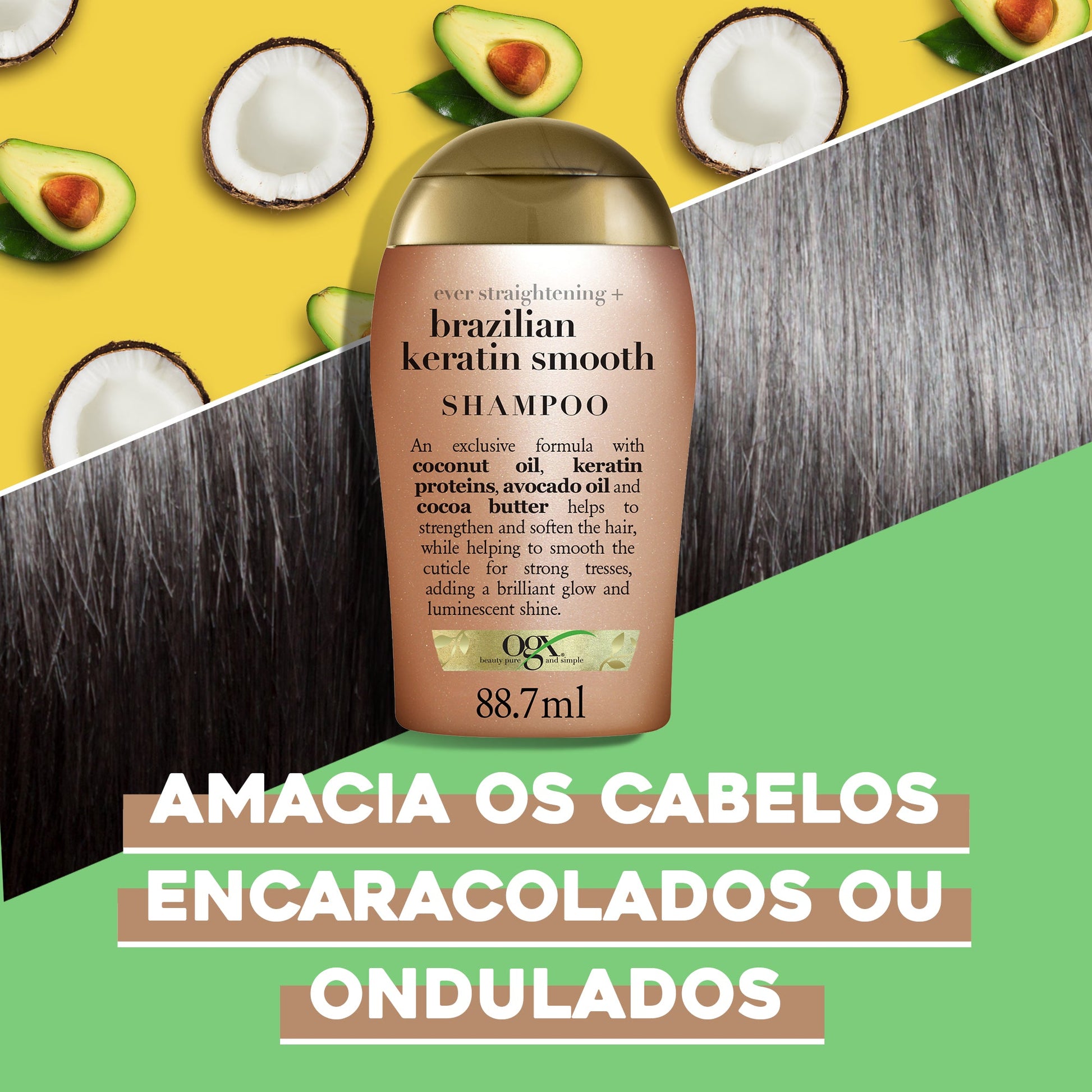 Ogx Brazilian Keratin Shampoo - 88ml – Buy Now at Healtsy