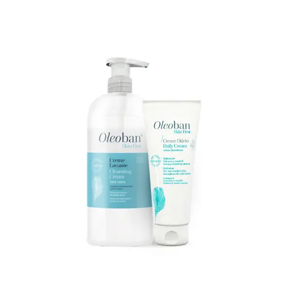 Oleoban Cleansing Cream 450ml + Daily Cream 80g - Healtsy