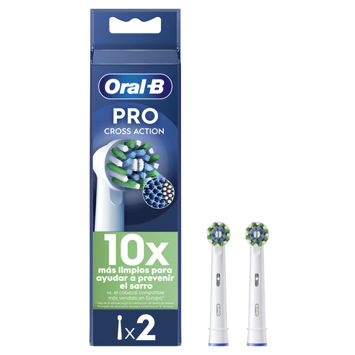 Oral-B Cross Action Electric Toothbrush Refill (2 Units) - Healtsy