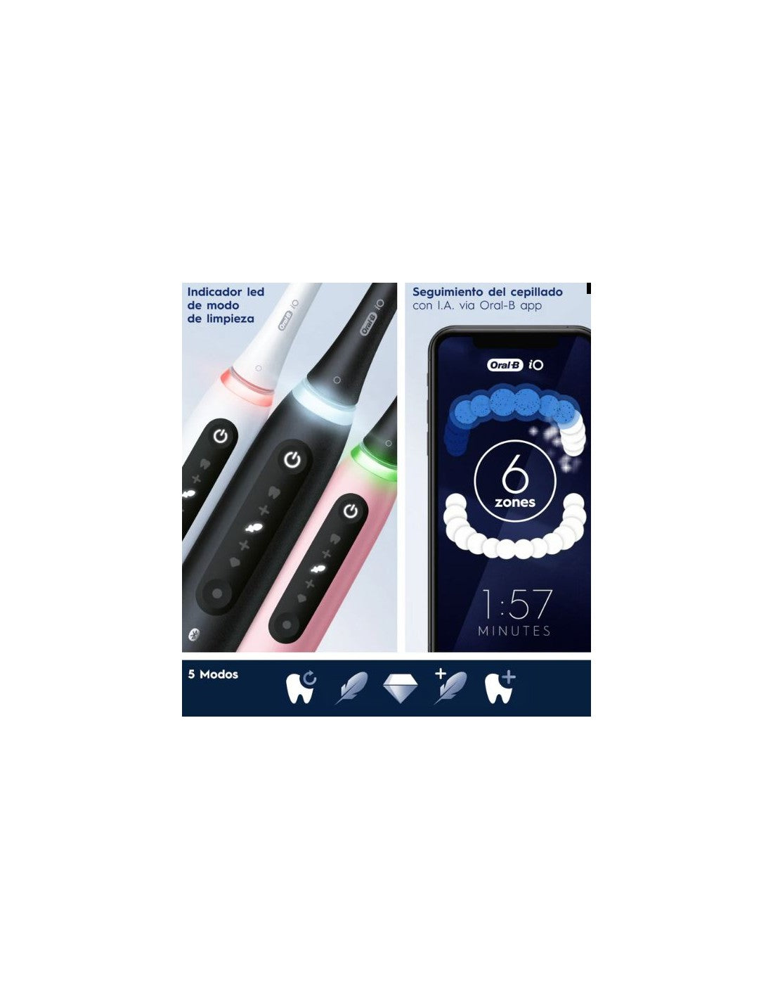 Oral-B IO5 Laboratory Electric Toothbrush with 2 Free Refills ...