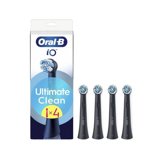 Oral B Io Ultimate Clean Black Refill (x4 units) - Healtsy