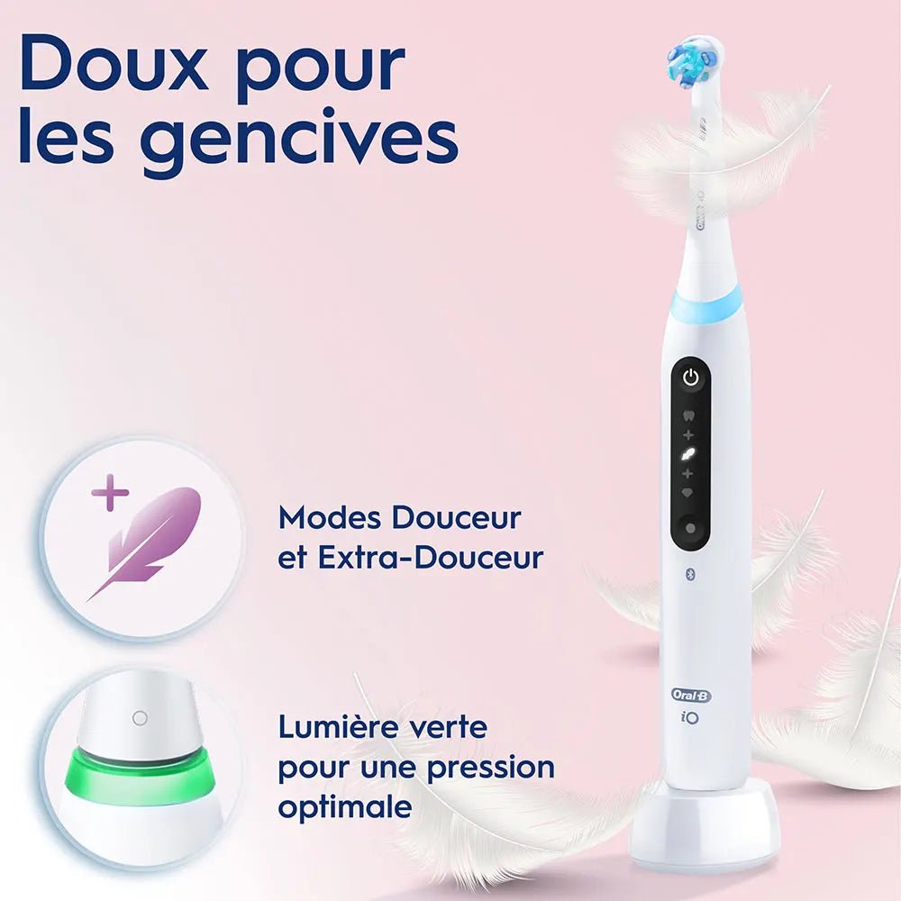 Oral B Laboratory 5 White Electric Toothbrush + Rechargeable – Buy Now at Healtsy