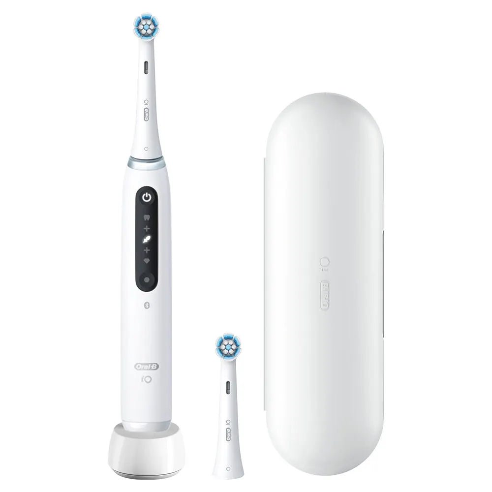 Oral B Laboratory 5 White Electric Toothbrush + Rechargeable – Buy Now at Healtsy