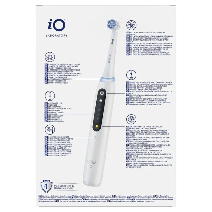 Oral B Laboratory 5 White Electric Toothbrush + Rechargeable – Buy Now at Healtsy