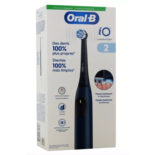 Oral B Laboratory IO 2 Electric Toothbrush Blue + Rechargeable – Buy Now at Healtsy
