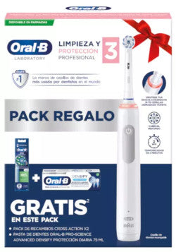 Oral-B Pro 3 Escova Eletrica Pack Densify