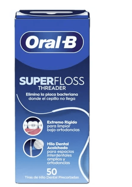 Oral B Super Floss Threader Dental Floss (x50 units) – Buy Now at Healtsy