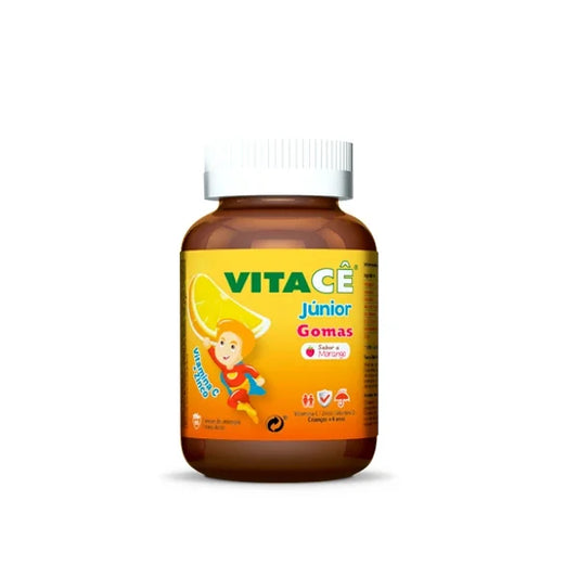 Vitace Junior Strawberry Gums (x60 units) - Healtsy