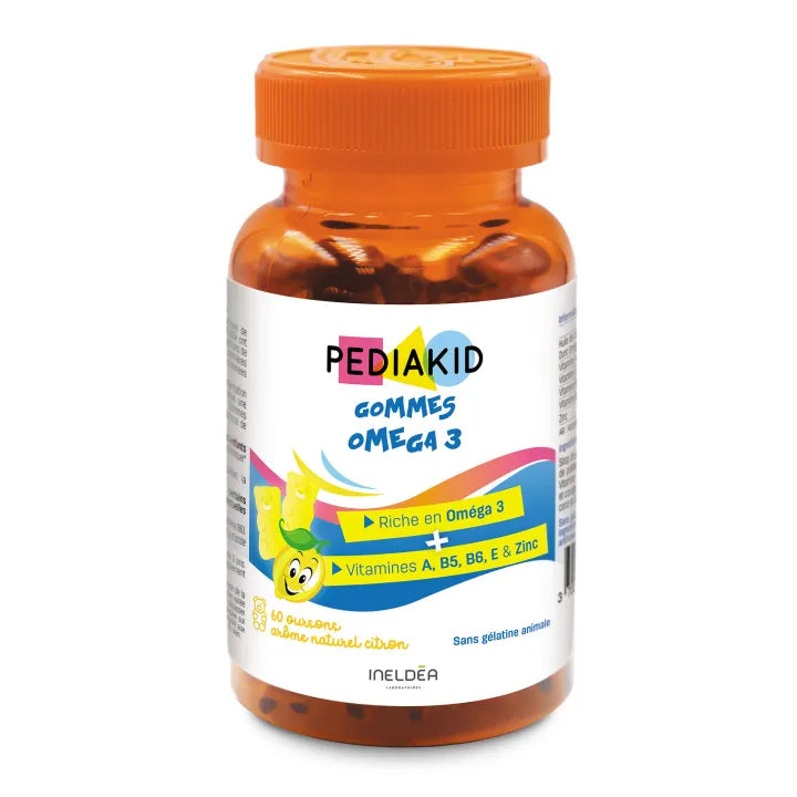 Pediakid Omega-3 Lemon (60 gummies) - Healtsy
