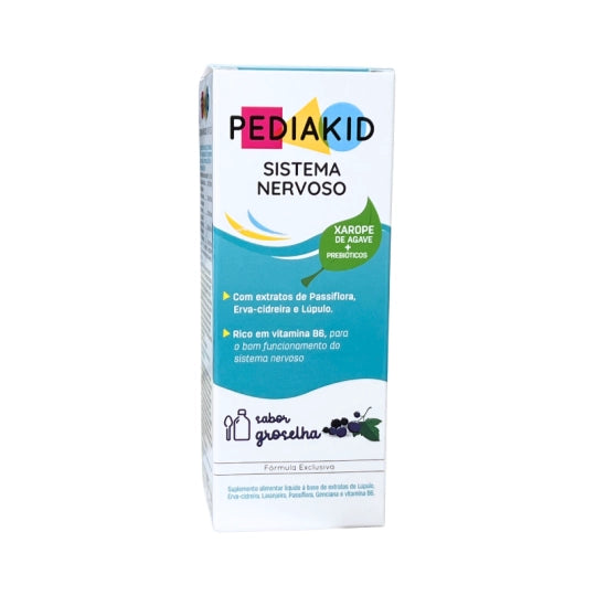 Pediakid Nervous System Syrup Blackcurrant 125ml - Healtsy