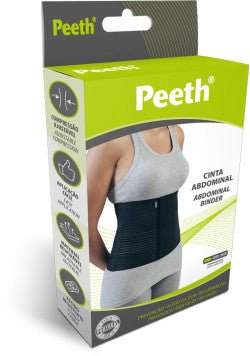Peeth Abdominal Strap _ Black _ Size L – Buy Now at Healtsy