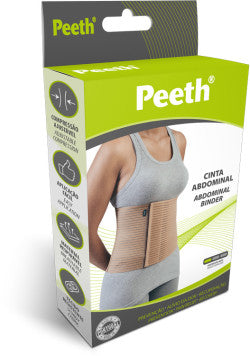 Peeth Abdominal Strap _ Beige _ Size. L - Healtsy