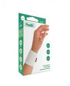 Peeth Elastic Wrist_ (ref. 511) _White_Small – Buy Now at Healtsy