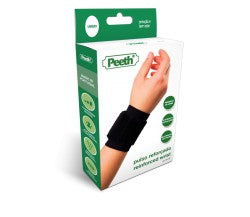 Peeth Reinforced Elastic Wrist_(ref. N551)_ Large_ Black - Healtsy