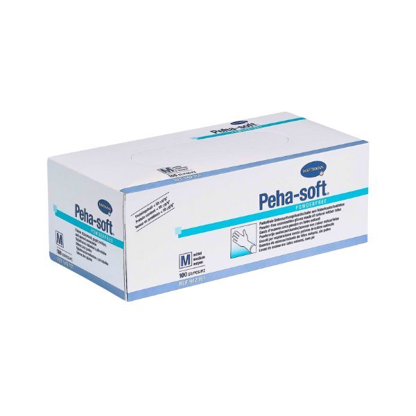 Peha Soft Latex Comfort Glove – Size M – Powder - free (x100 units) – Buy Now at Healtsy