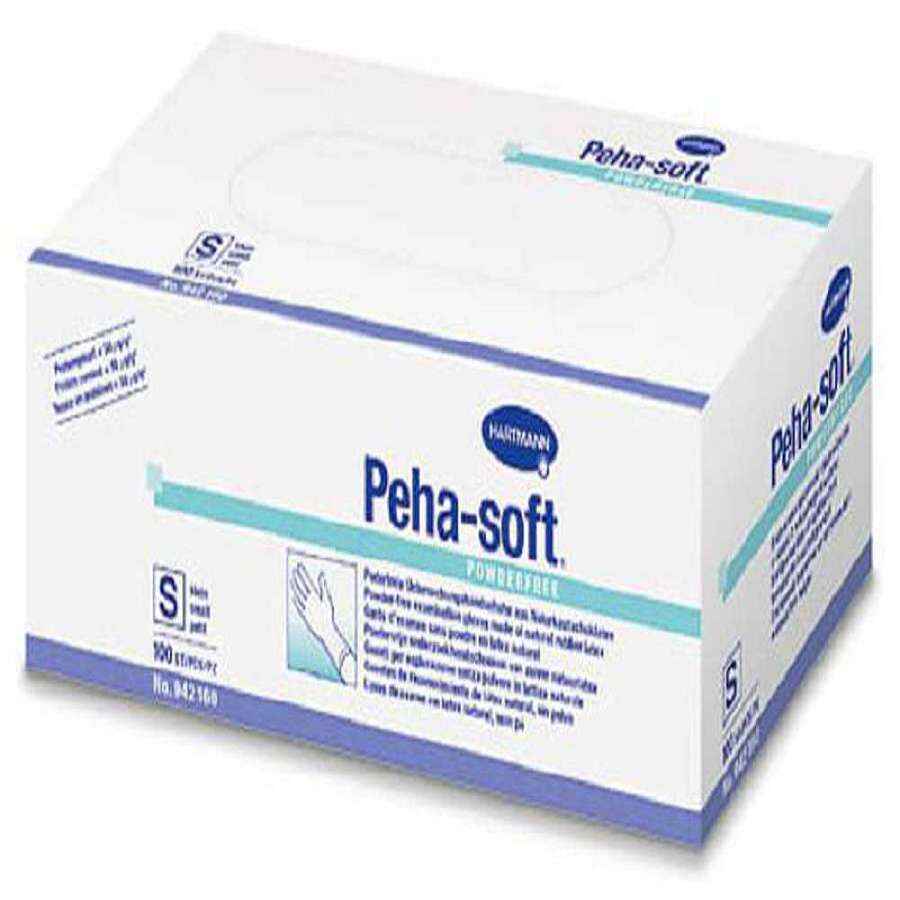 Peha Soft Latex Comfort Glove – Size S – Powder - free (x100 units) – Buy Now at Healtsy