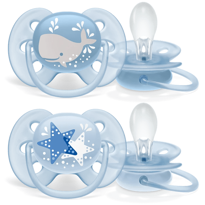 Philips Avent Chupeta_Ultra Soft_Decorada_6 - 18M_ Boy (x2 units) – Buy Now at Healtsy