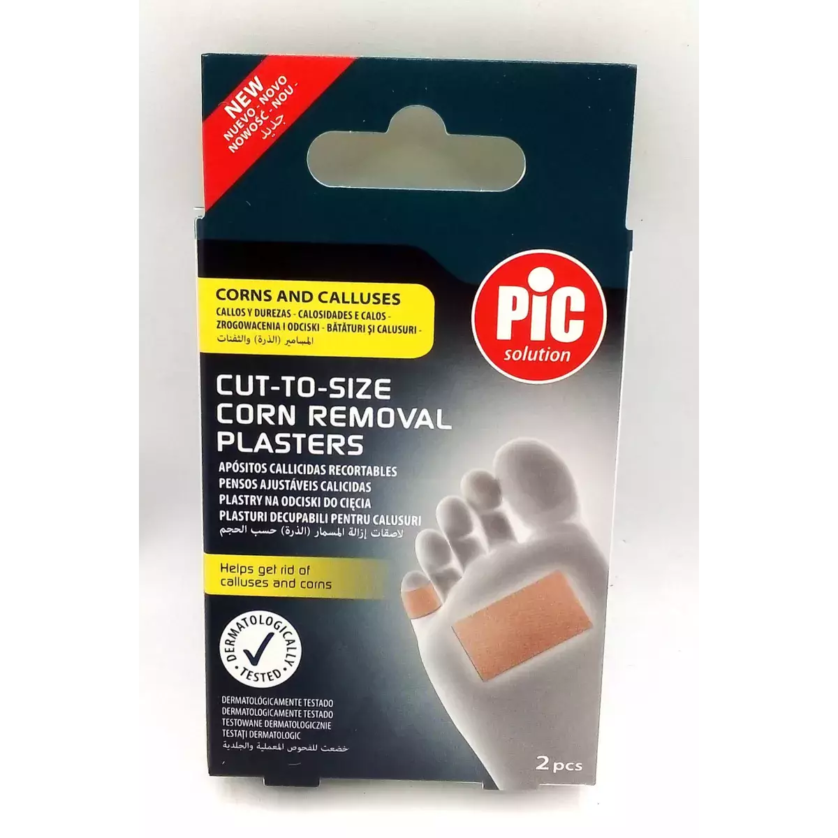 Pic Adjustable Corn Remover Plasters (x2 units) (ref .Pic.58025300700) - Healtsy