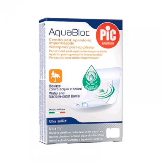 Pic AquaBloc Sterile Dressing _ 10 x 6cm (x5 units) (ref. Pic.2026009000000) - Healtsy