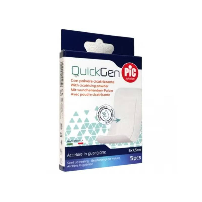 Pic Solution Quickgen Dressing _ 5 x 7.5cm (x5 units) - Healtsy