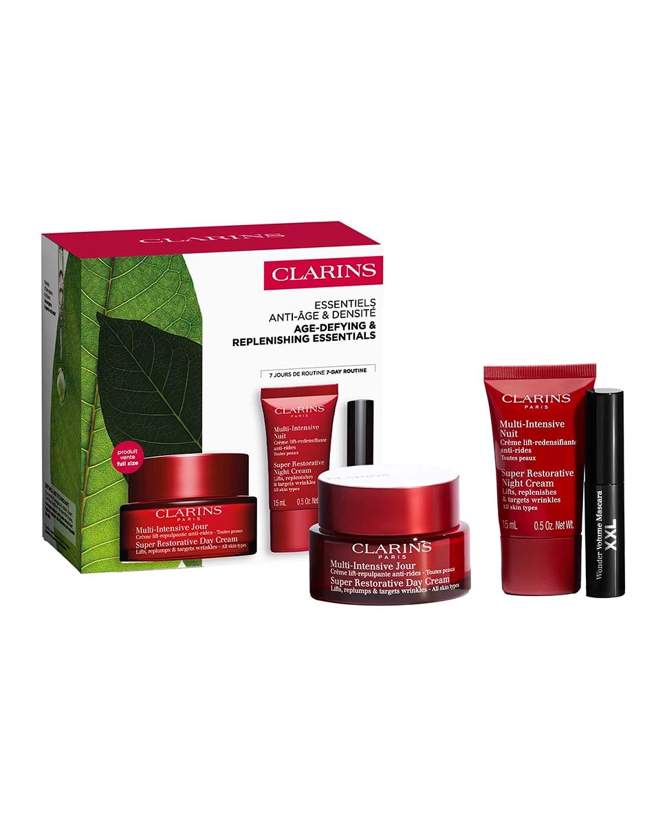 Clarins Age-Defying & Replenishing Essentials - Healtsy