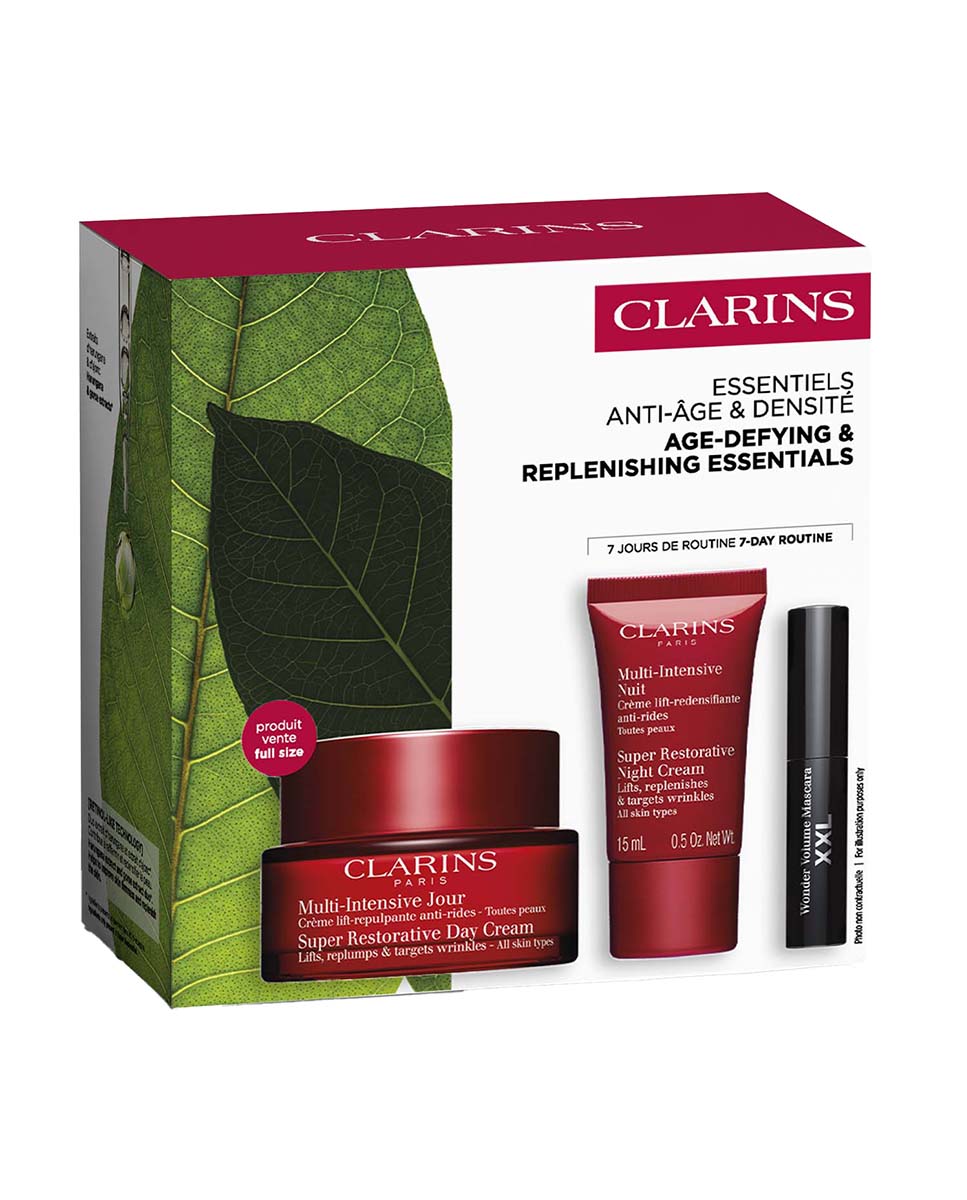 Clarins Age-Defying & Replenishing Essentials - Healtsy