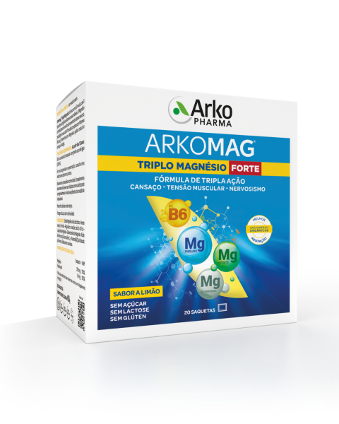 Arkomag Triple Magnesium Forte (x20 sachets) - Healtsy