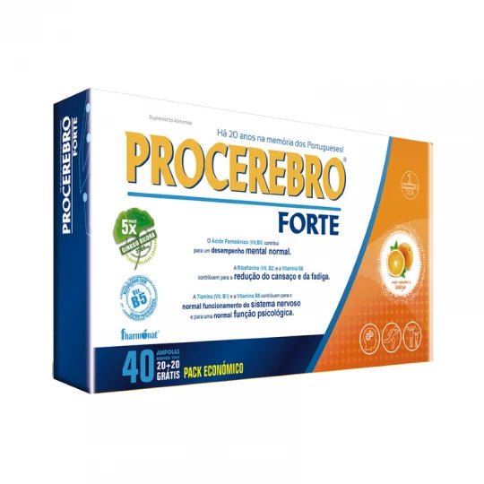 Procerebro Forte - 10ml (20+20 drinkable ampoules) – Buy Now at Healtsy