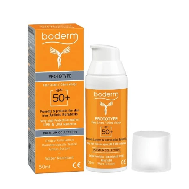 Crema protectora facial SPF50+ AK de Boderm Prototype - 50 ml