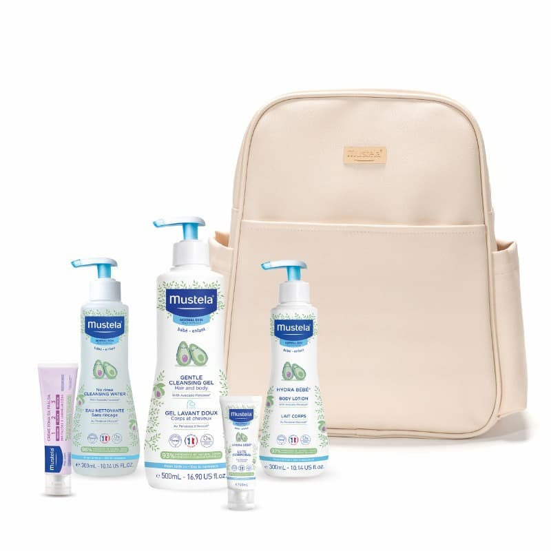 Mustela Beige Maternity Bag Kit - Healtsy