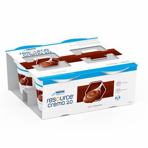 Resource Crema 2.0 Chocolate Pudding 125g (4 Units) - Healtsy