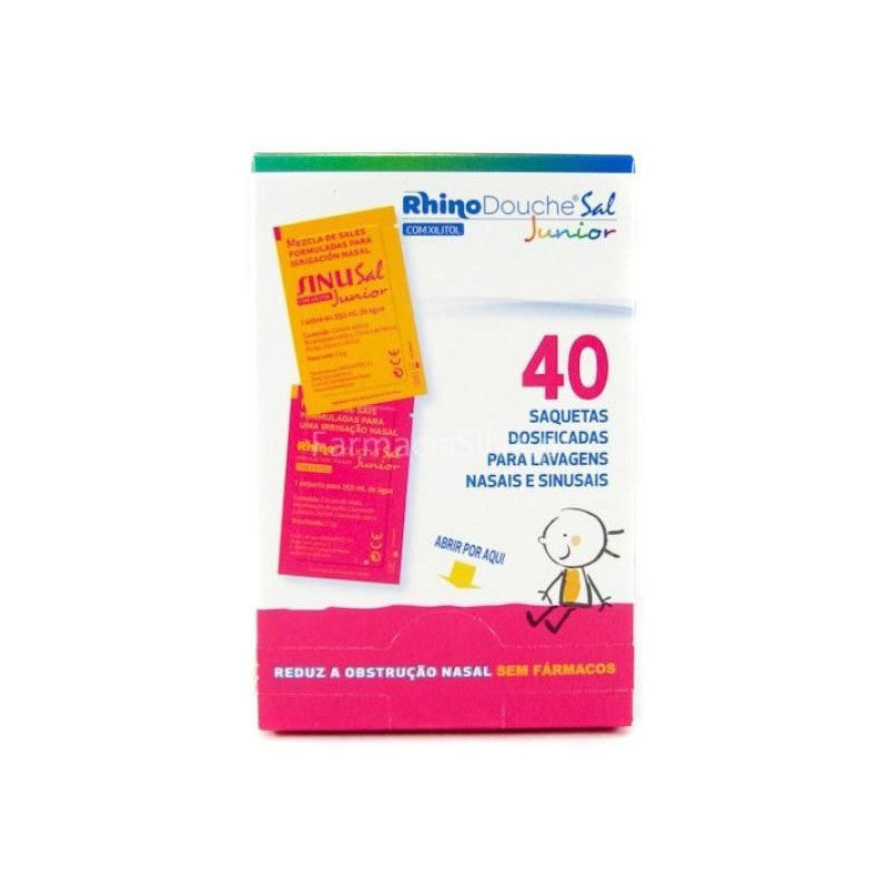 Rhinodouch Salt Junior Nasal Wash Sachets - 2.5g (x40 units) - Healtsy