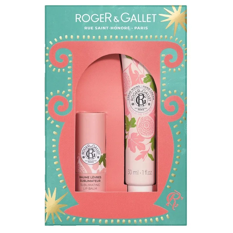 Roger & Gallet Fleur De Figuier Lip Balm + Hand Cream - Healtsy