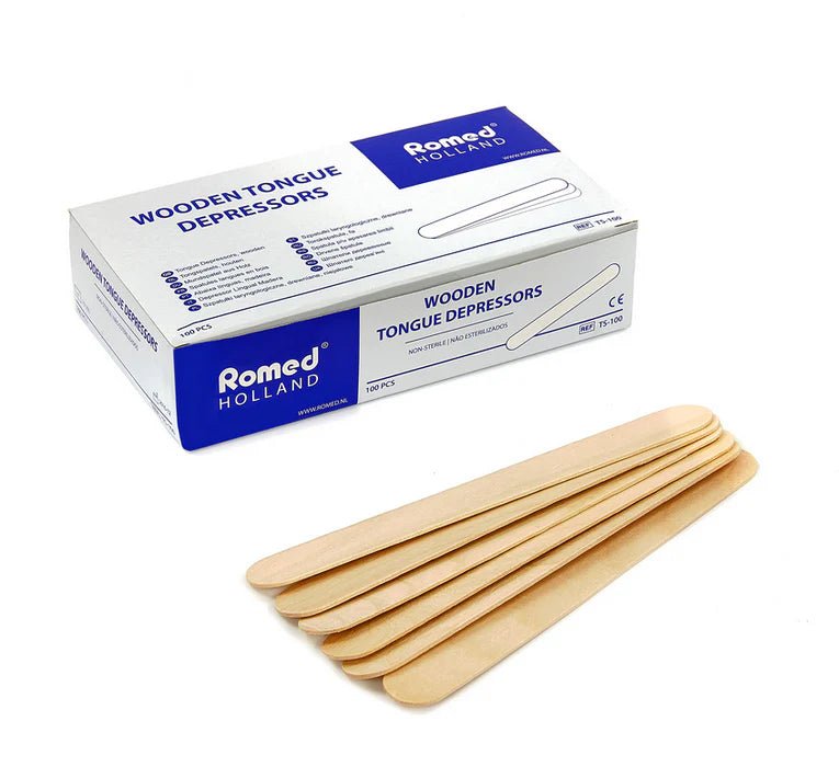 Romed Tongue Depressor Spatula (x100 units) – Buy Now at Healtsy