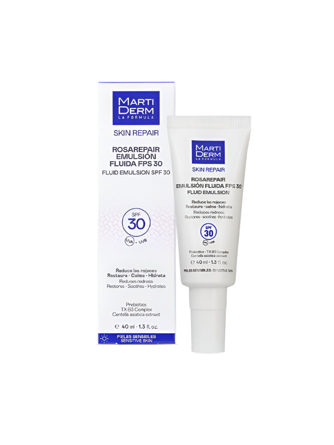 Martiderm Rosarepair Fluid Emulsion SPF30 - 40ml - Healtsy
