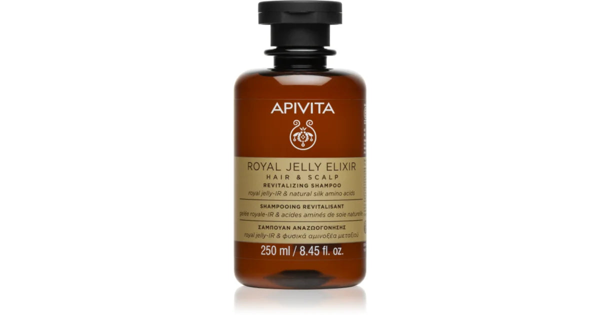 Apivita Royal Jelly Elixir Revitalizing Shampoo - 250ml - Healtsy