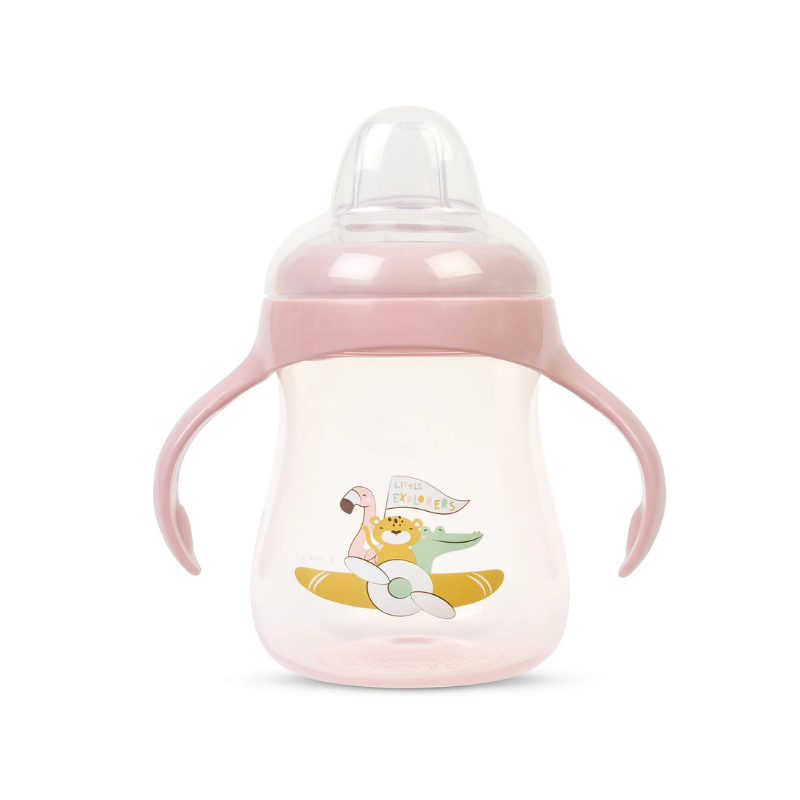 Saro Anti-Drip Cup 250 ml Dusty Pink (Ref 51406) - Healtsy