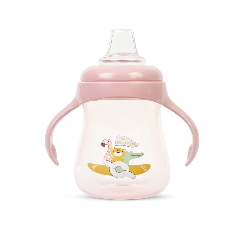 Saro Anti-Drip Cup 250 ml Dusty Pink (Ref 51406) - Healtsy